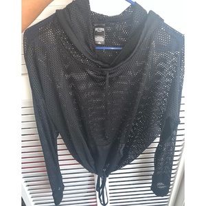 Victoria Sport Mesh Drawstring Hoodie